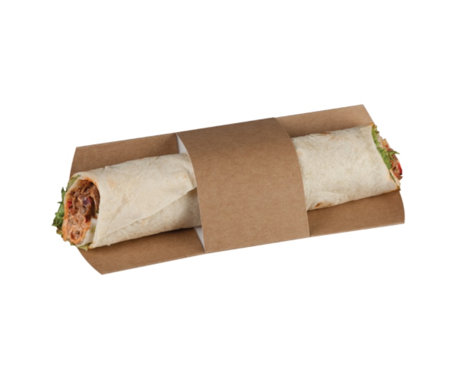 Colpac Compostable Kraft Tortilla Sleeve(Pack of 1000)
