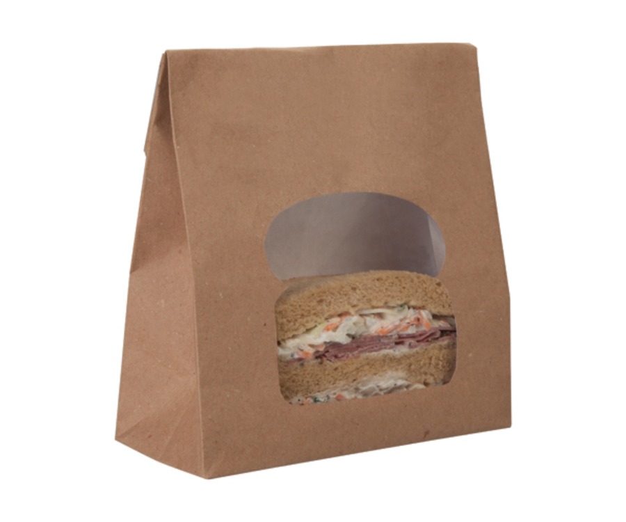 Colpac Kraft Laminated Sandwich Bag(Pack of 250)