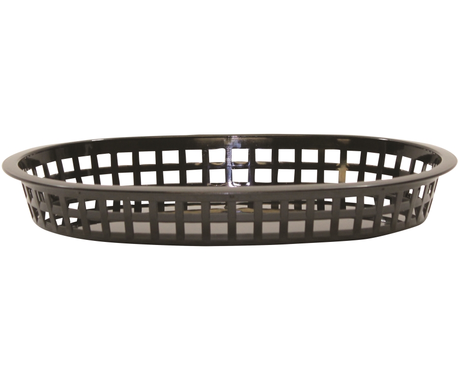 TableCraft Chicago Platter Basket, Black(27x18.5x3.5cm)(Pack of 36)