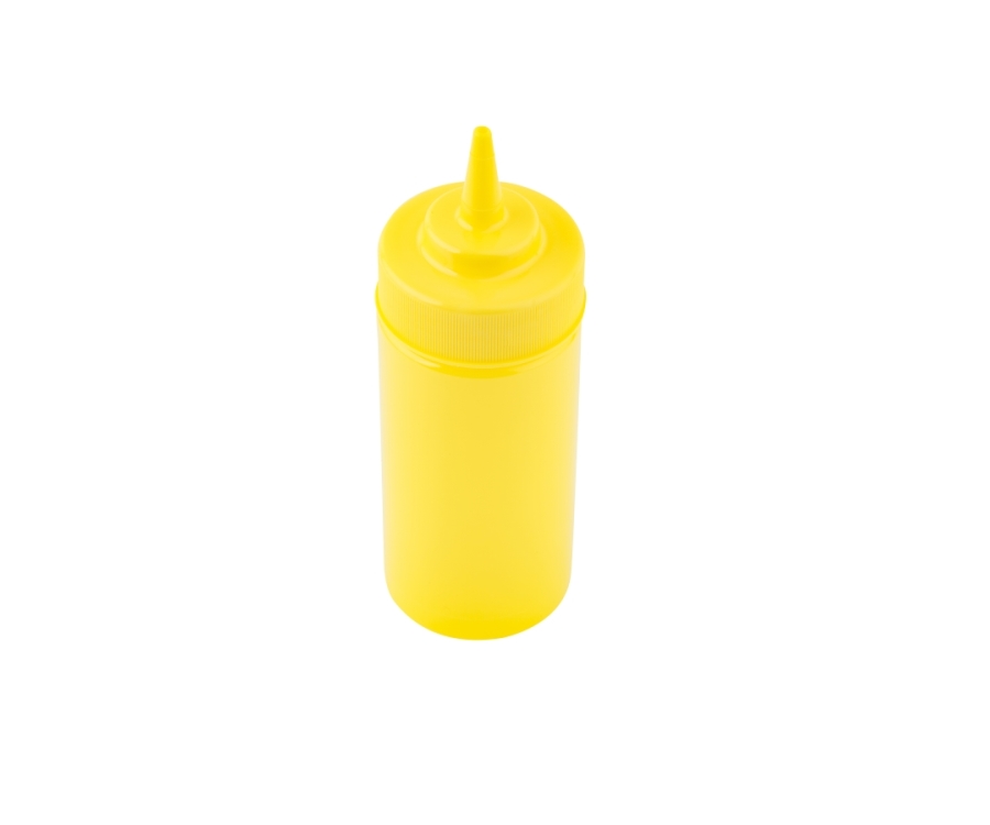 TableCraft Widemouth™ Yellow, 8 oz with TipTop™(Pack of 12)