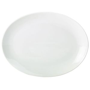 Genware Porcelain Oval Plate 21cm/8.25