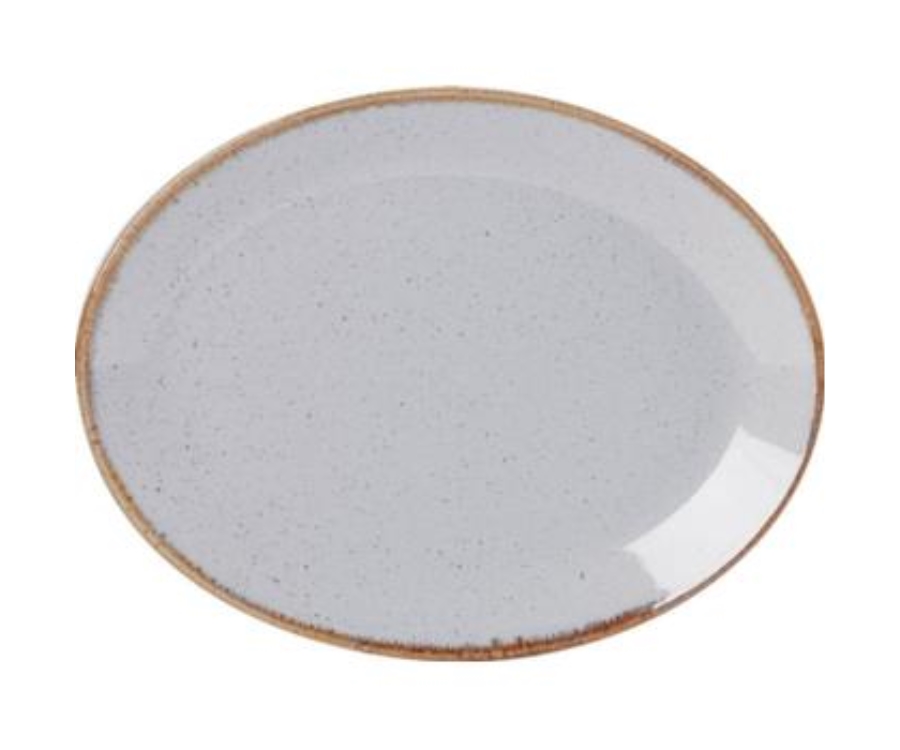 Seasons Stone Oval Plate 30cm/12'' (Pack of 6)