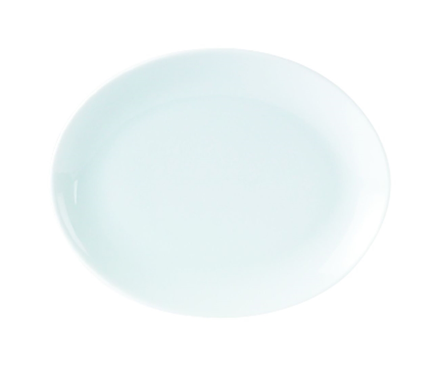 Porcelite Oval Plate 40cm/15.75'' (Pack of 6)