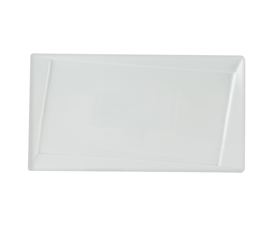 Porcelite Twist Rectangular Platter 29x16cm/11.25x6.5'' (Pack of 6)