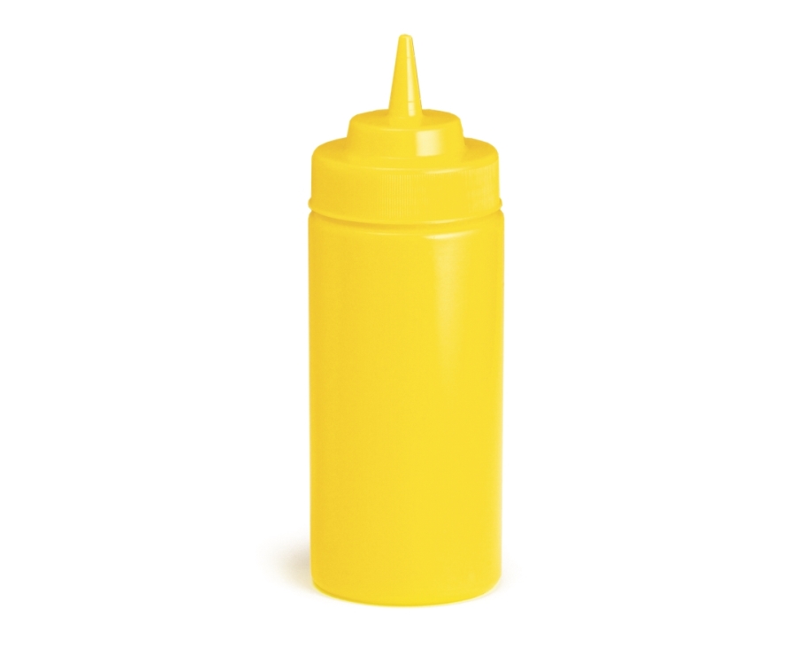 TableCraft Widemouth™ Yellow, 16 oz with TipTop™(Pack of 12)