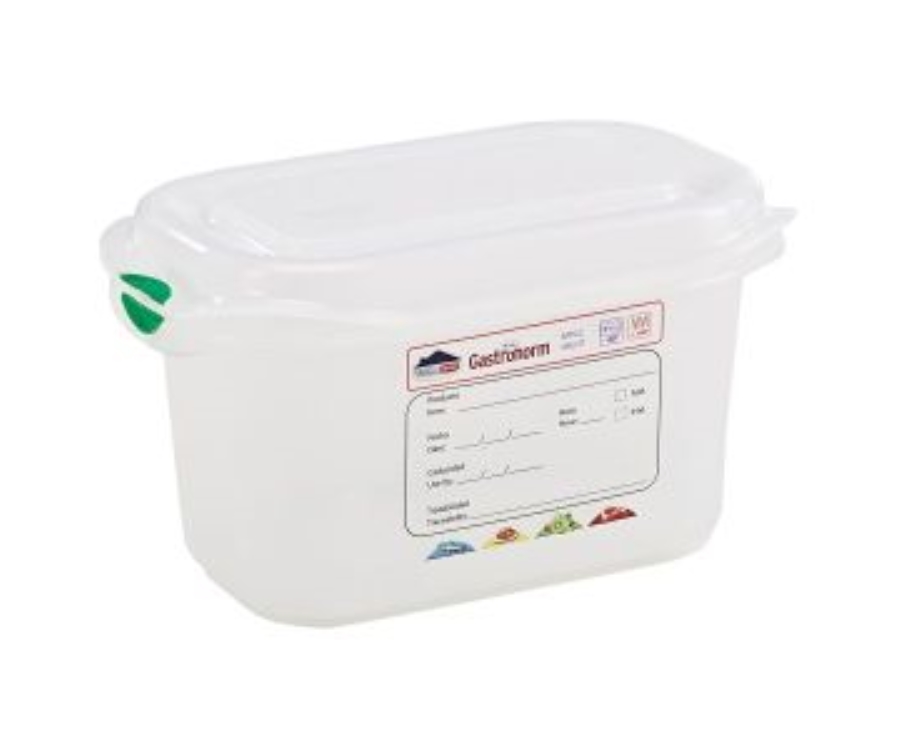 Genware GN Storage Container 1/9 100mm Deep 1L(Pack of 12)