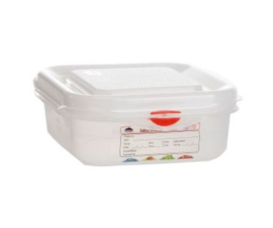 Genware GN Storage Container 1/6 65mm Deep 1.1L(Pack of 12)