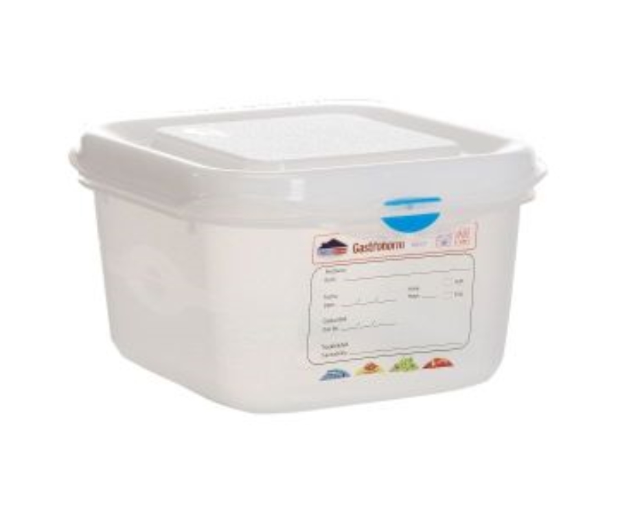 Genware GN Storage Container 1/6 100mm Deep 1.7L(Pack of 12)