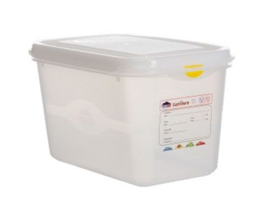 Genware GN Storage Container 1/4 150mm Deep 4.3L(Pack of 6)