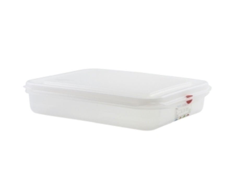 Genware GN Storage Container 1/2 65mm Deep 4L(Pack of 6)