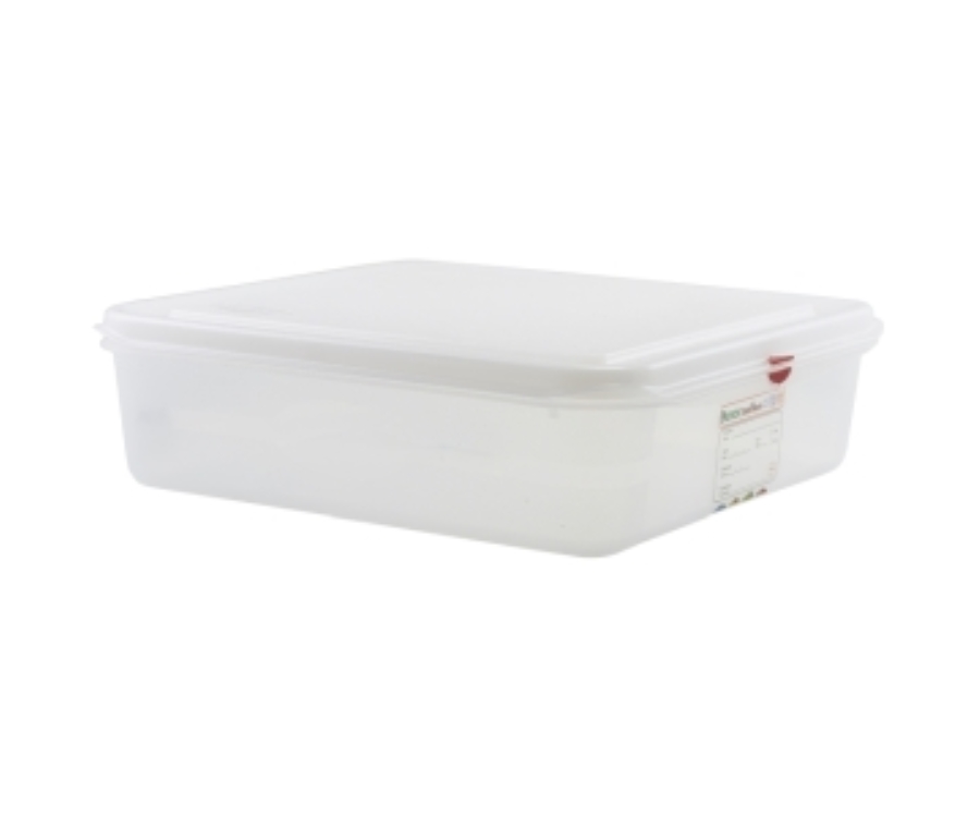 Genware GN Storage Container 2/3 100mm Deep 9L(Pack of 6)
