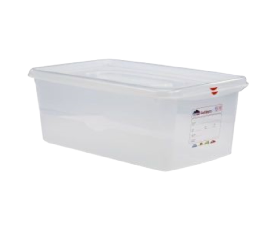 Genware GN Storage Container 1/1 200mm Deep 28L(Pack of 6)