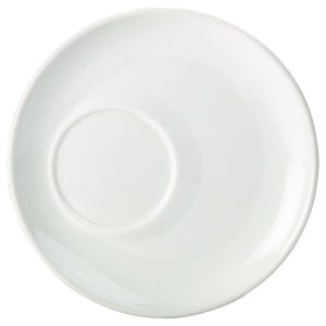 Genware Porcelain Offset Saucer 17cm/6.75