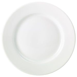 Genware Porcelain Classic Winged Plate 17cm/6.5