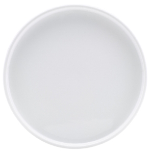 Genware Porcelain Low Presentation Plate 18cm/7