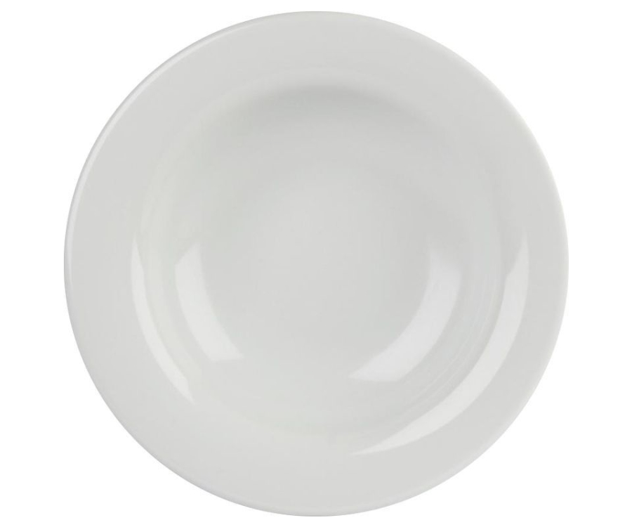 Porcelite Banquet Wide Rim Plate 17cm/6.5