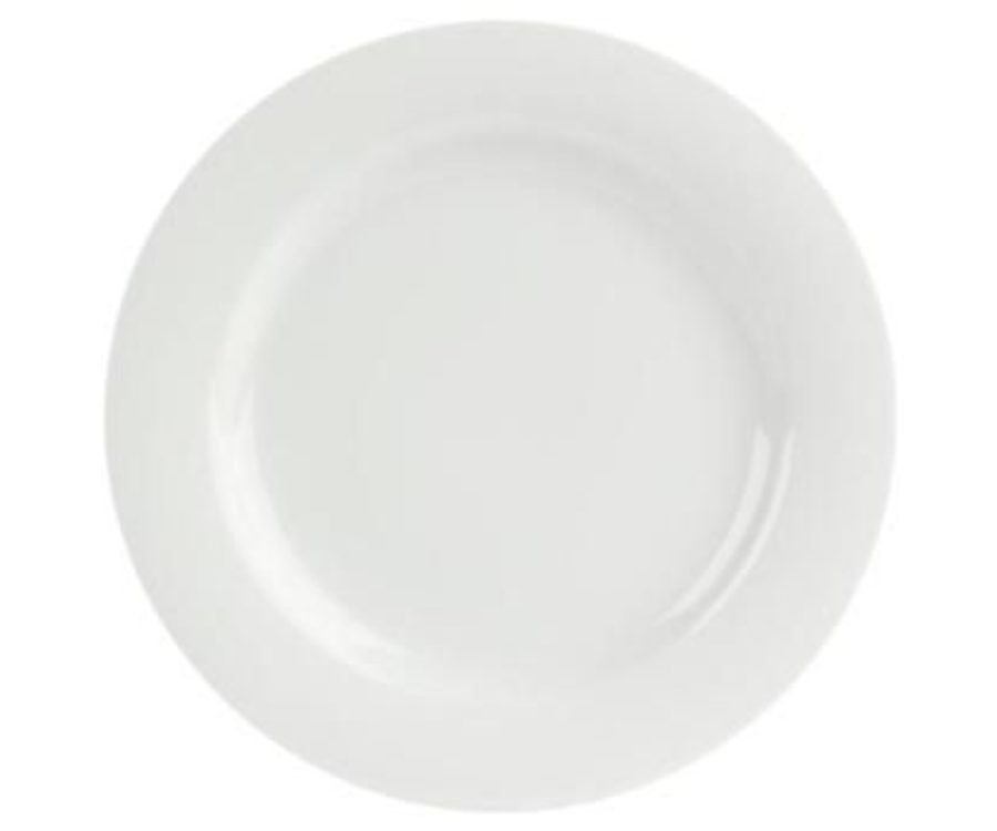 Porcelite Banquet Wide Rim Plate 27cm/10.5