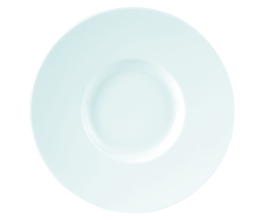 Porcelite Wide Rim Gourmet Plate 29cm/11.5'' (Pack of 6)