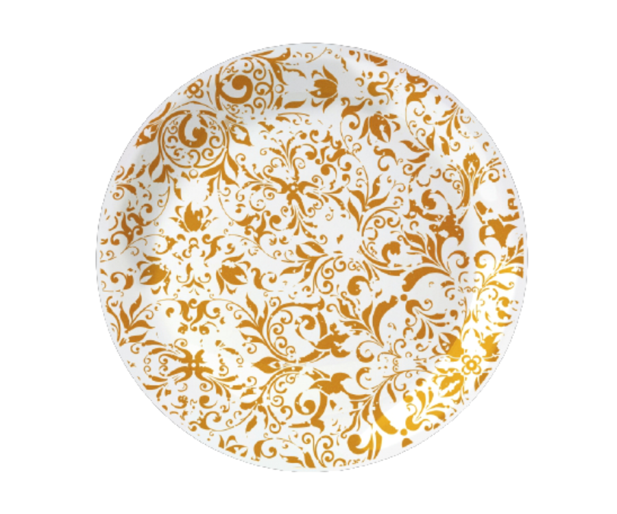 Steelite Ink Legacy Ginger Plate Coupe 15.25cm(Pack of 12)