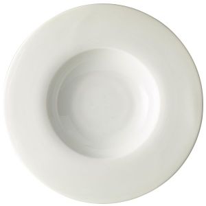 Genware Porcelain Wide Rim Pasta Plate 30cm/12
