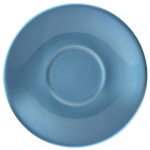 Genware Porcelain Blue Saucer 13.5cm/5.25