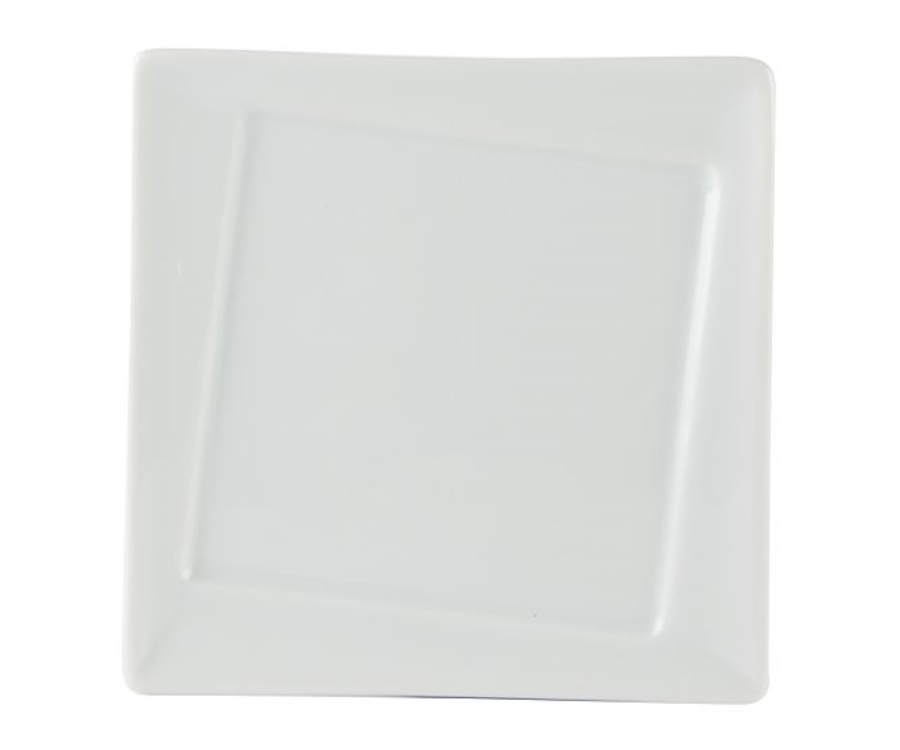 Porcelite Twist Square Plate 13cm/5'' (Pack of 6)