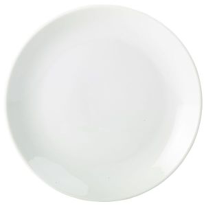 Genware Porcelain Coupe Plate 18cm/7