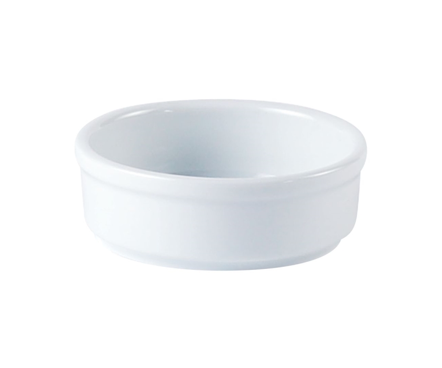 Porcelite Round Dish 5.5cm/2.5'' 3cl/1oz (Pack of 6)