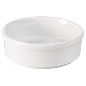 Genware Porcelain Round Dish 10cm/4