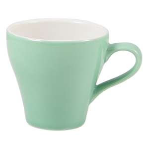Genware Porcelain Green Tulip Cup 9cl/3oz(Pack of 6)
