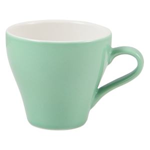 Genware Porcelain Green Tulip Cup 18cl/6.25oz(Pack of 6)