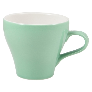 Genware Porcelain Green Tulip Cup 35cl/12.25oz(Pack of 6)