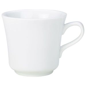 Genware Porcelain Tea Cup 23cl/8oz(Pack of 6)