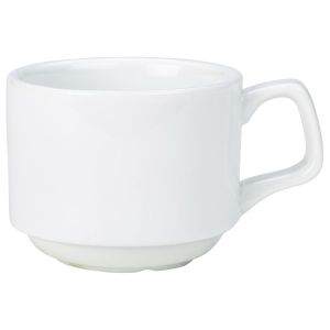 Genware Porcelain Stacking Cup 20cl/7oz(Pack of 6)