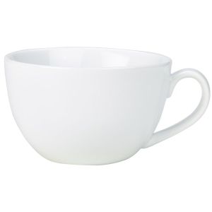 Genware Porcelain Bowl Shaped Cup 23cl/8oz(Pack of 6)
