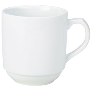 Genware Porcelain Stacking Mug 30cl/10oz(Pack of 6)