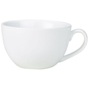 Genware Porcelain Bowl Shaped Cup 46cl/16oz(Pack of 6)