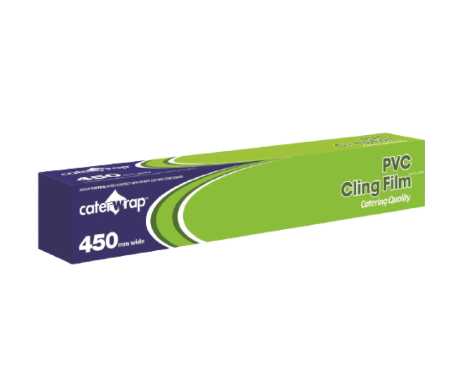 Caterwrap PVC Cling Film Cutterbox 45cm x 300m(Pack of 6)