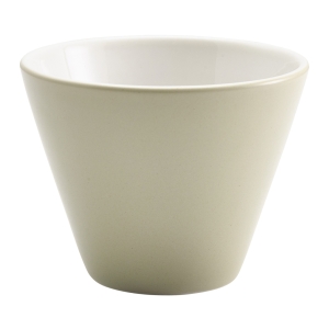 Genware Porcelain Pebble Conical Bowl 10.5cm/4