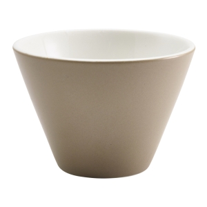 Genware Porcelain Stone Conical Bowl 12cm/4.75