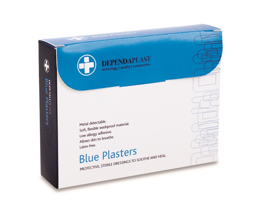 Beaumont 7.5x 2.5 Blue Plasters(Pack of 1000)