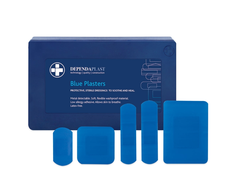 Beaumont Blue Plasters Assorted Sizes(Pack of 120)