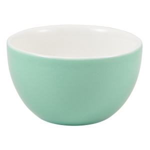 Genware Porcelain Green Sugar Bowl 17.5cl/6oz(Pack of 6)