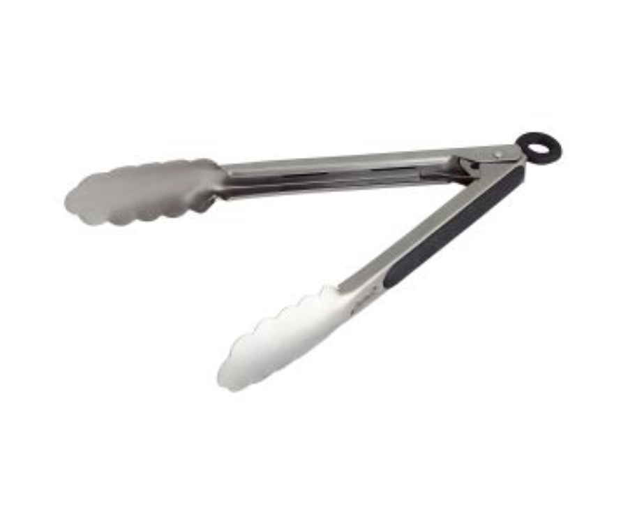 Genware Heavy Duty Stainless Steel Utility Tong 23cm