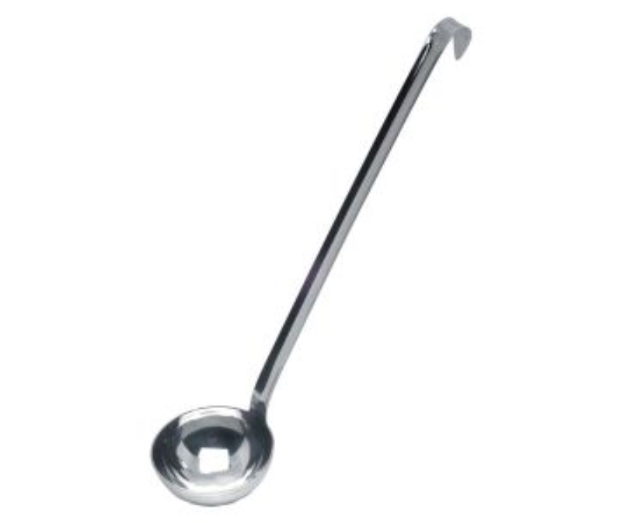 Genware Stainless Steel 11cm One Piece Ladle 8oz/230ml