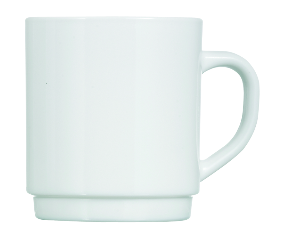 Luminarc Bock White Mug Stackable 290 ml / 10oz(Pack of 36)