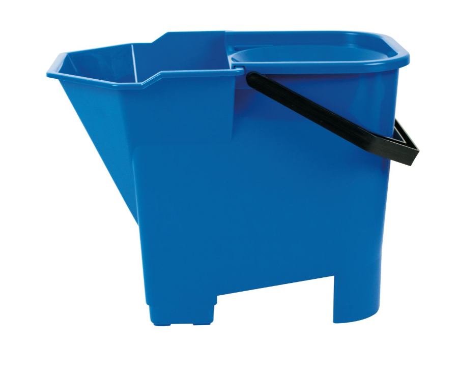 SYR Bull Dog Bucket Blue with Handle Sieve Grid