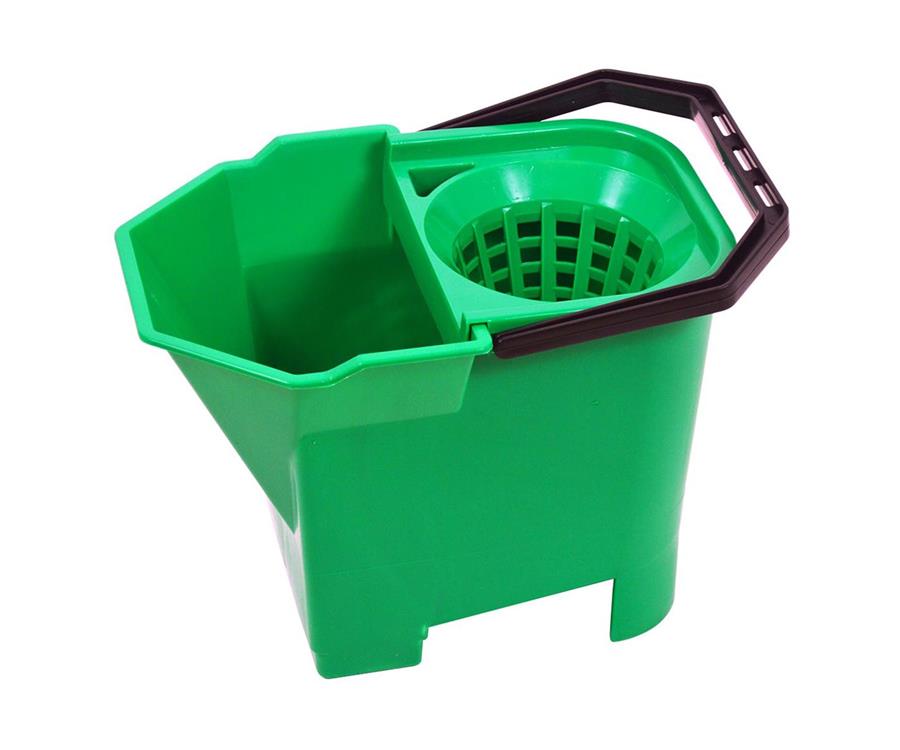 SYR Bull Dog Bucket Green with Handle Sieve Grid