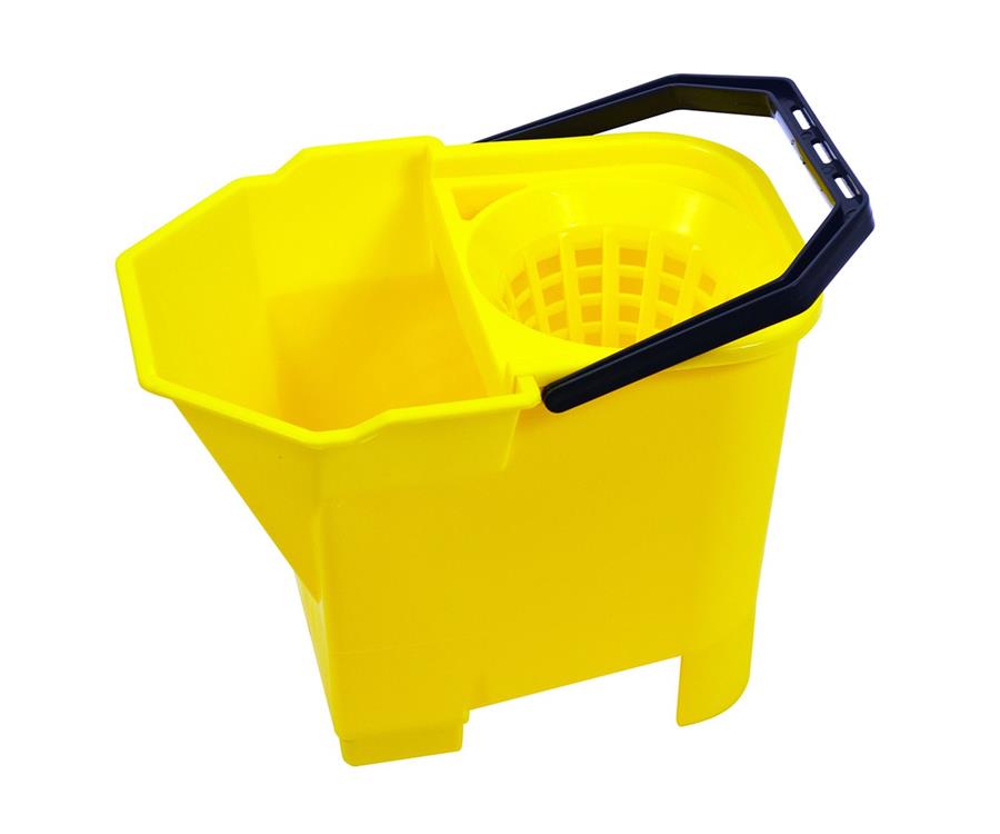SYR Bull Dog Bucket Yellow with Handle Sieve Grid