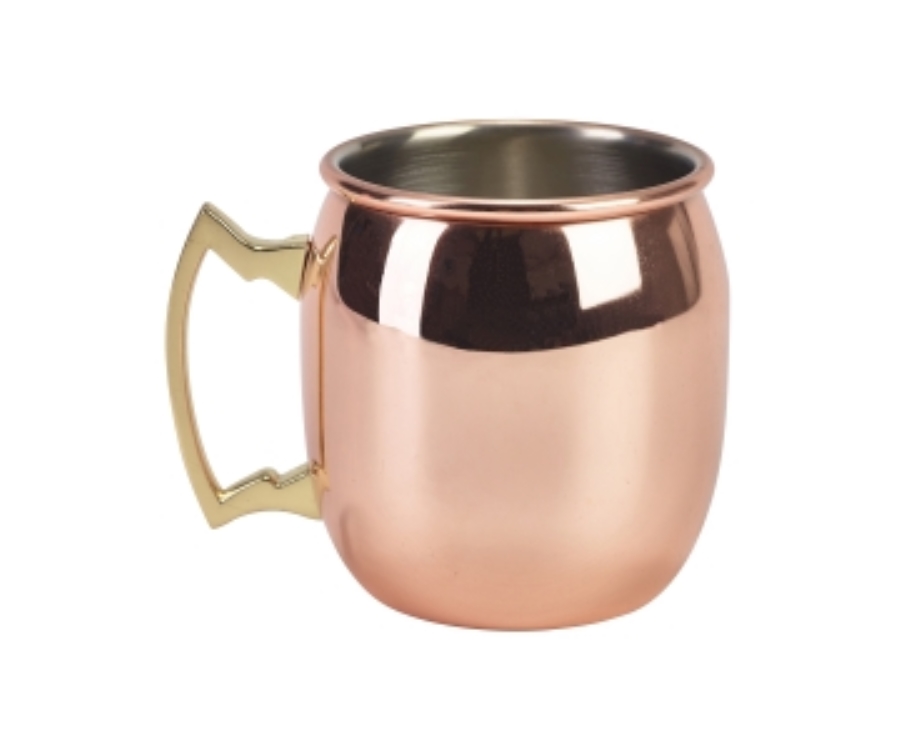 Genware Barrel Copper Mug 40cl/14oz